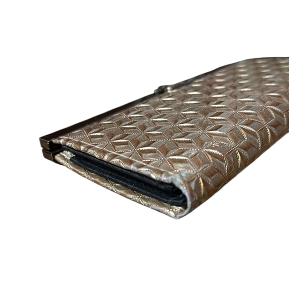 Stylish Multicolor Clutch Set Boho, And Geometric Gold Clutch - Picture 4 of 9